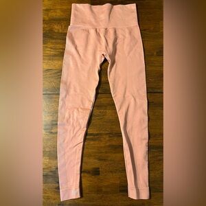 SET ACTIVE x OUAI dusty rose leggings